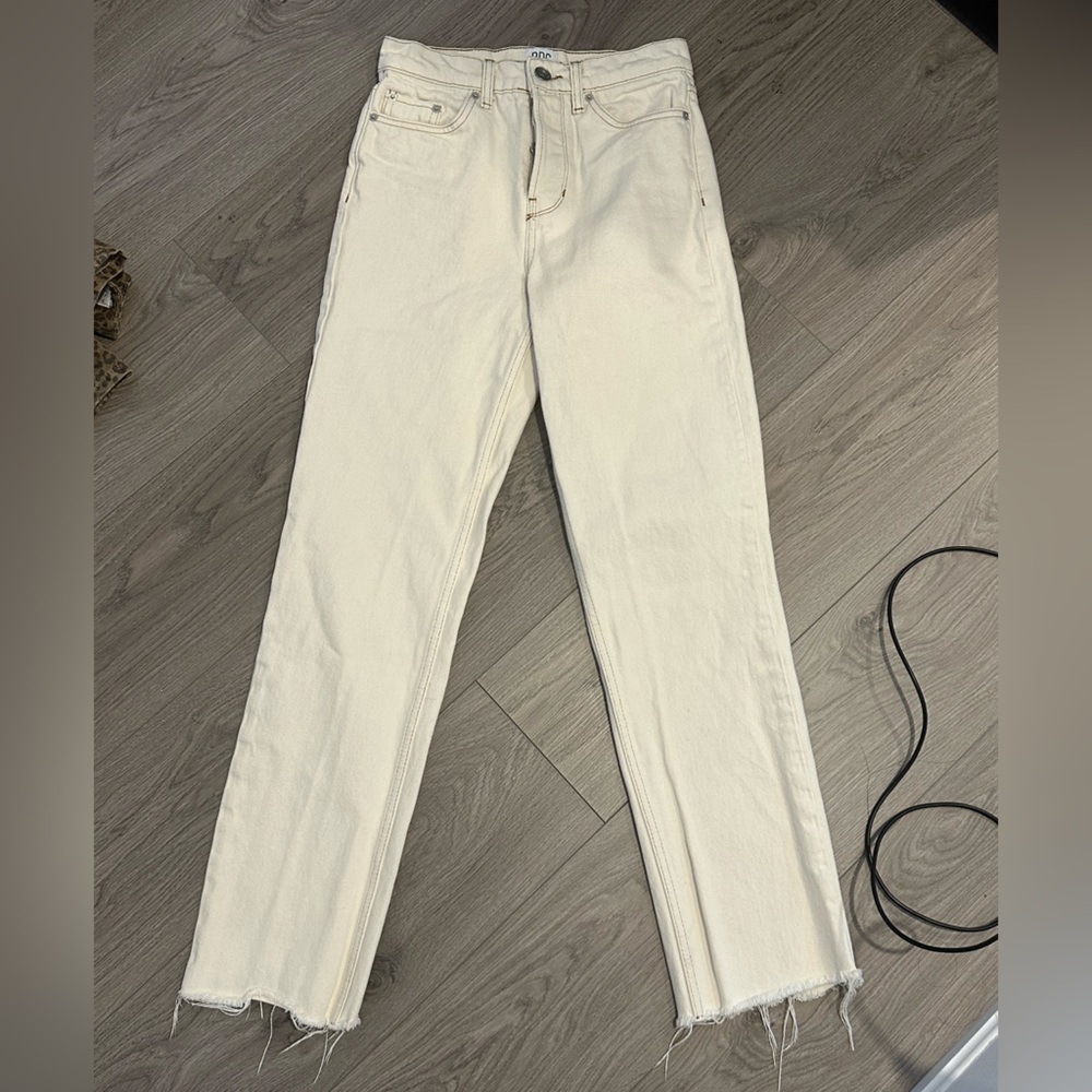 BDG Cream White Denim Jeans